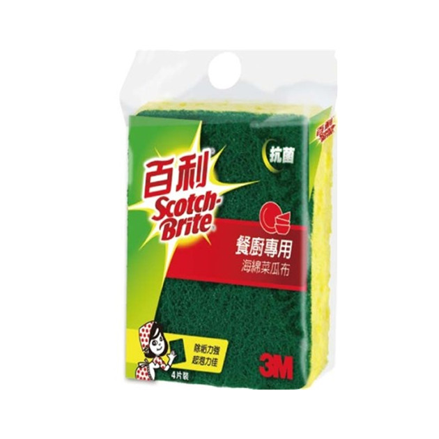 3M菜瓜布 百利 餐廚專用 海綿菜瓜布