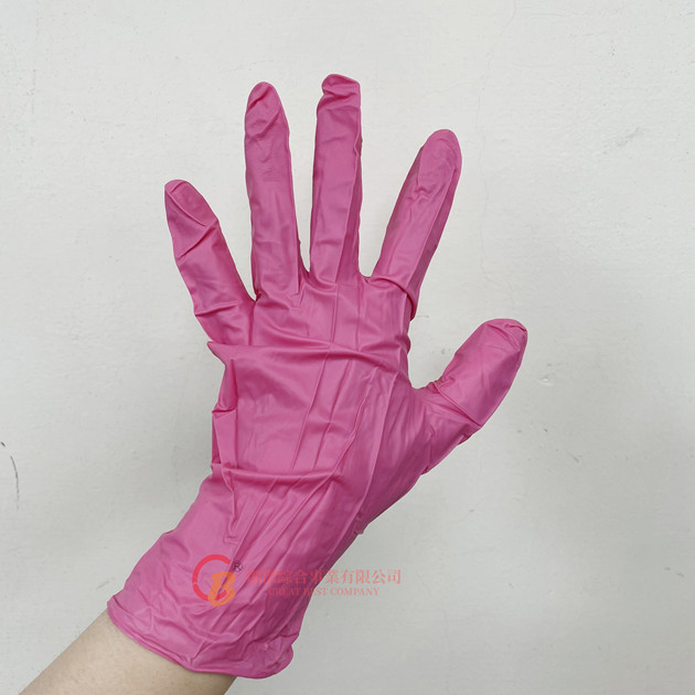 9吋NBR粉色手套